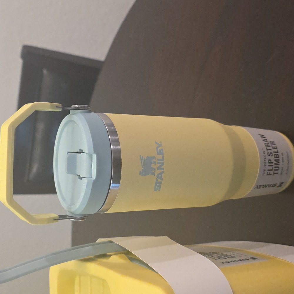 Brand New Stanley Yellow and White Cooler with Tumbler Set - Picture 3 of 6